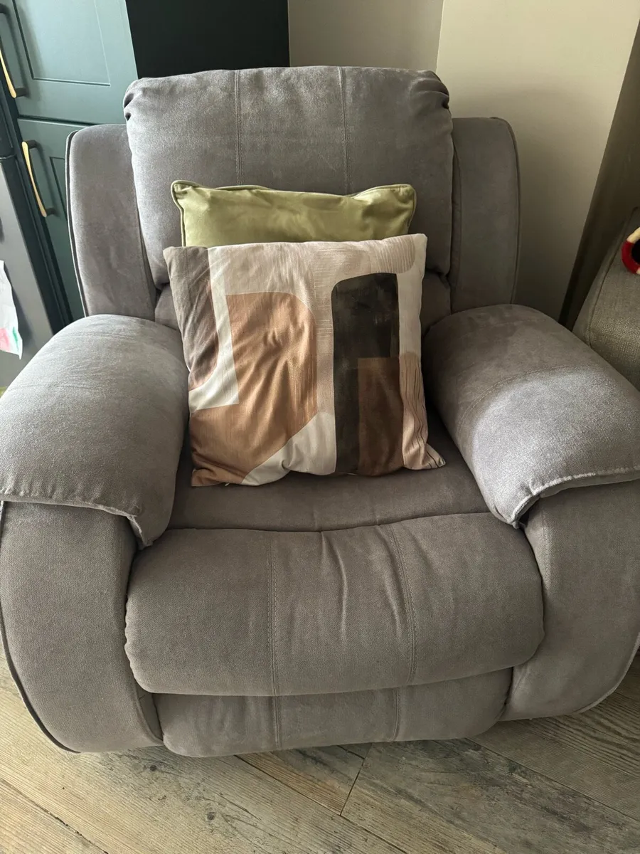 3 seater 2 seater Single recliner - Image 2