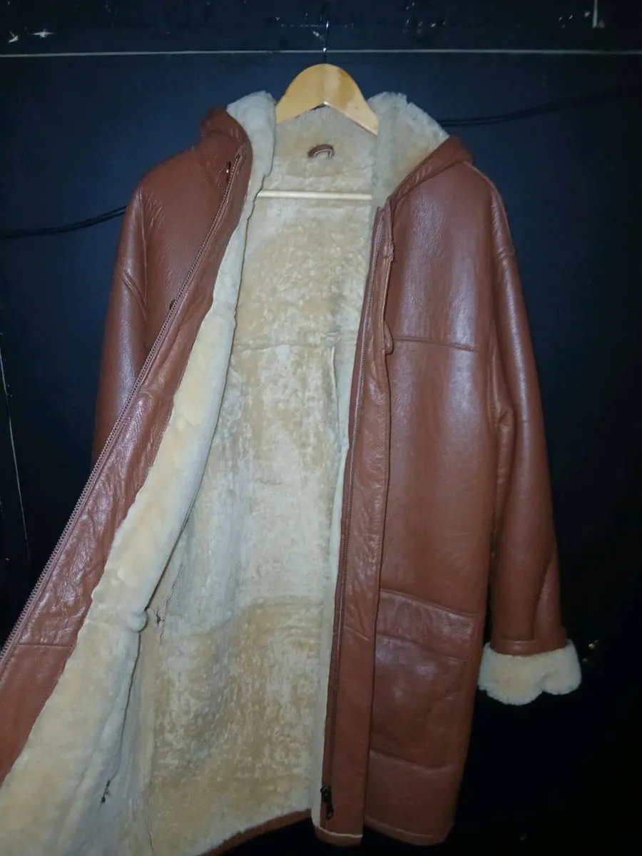 Ashwood Sheepskin/leather duffle - Image 4