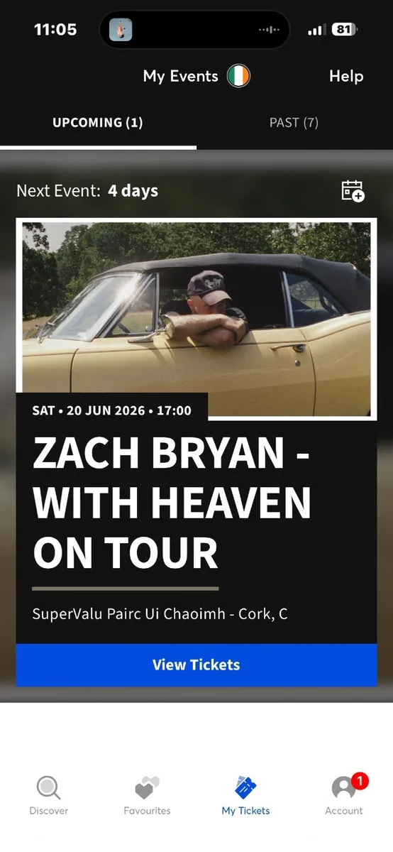 2 Standing Saturday Tickets Zach Bryan - Image 3