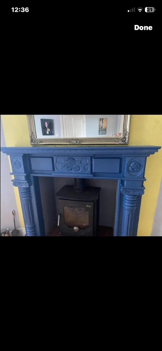 Wooden fireplace surround - Image 3