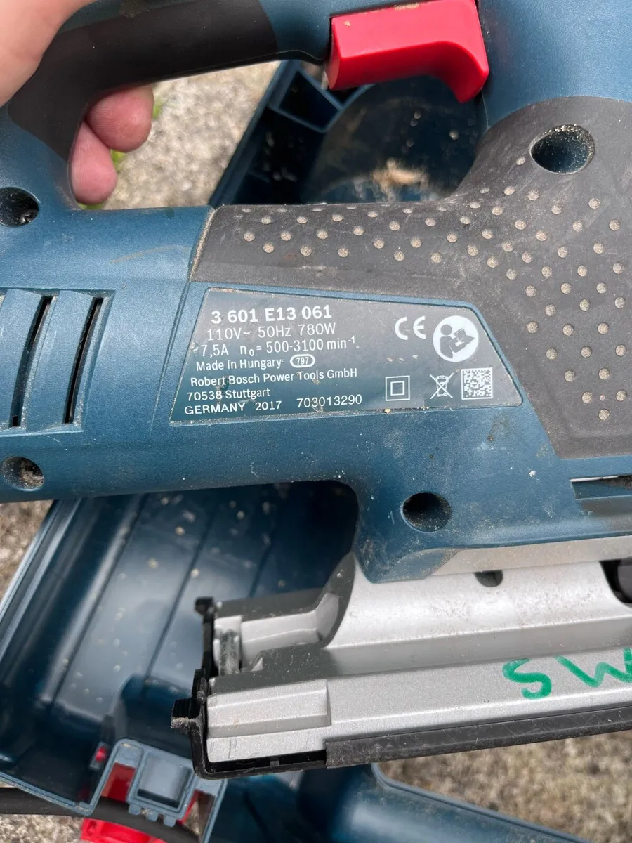 Bosch jigsaw, Makita router, 110v transformer - Image 4
