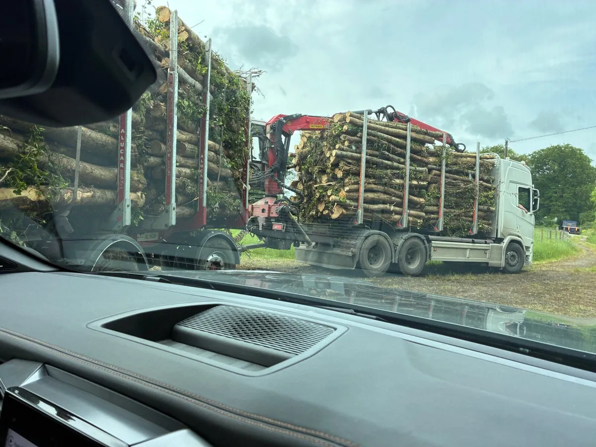 lorry loads of hardwood firewood