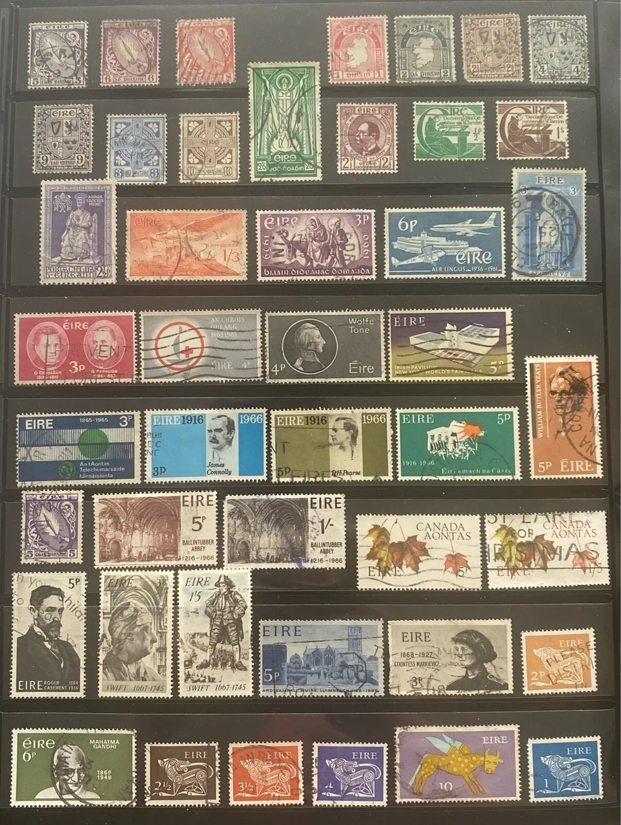 Ireland stamp lot selection - Image 1