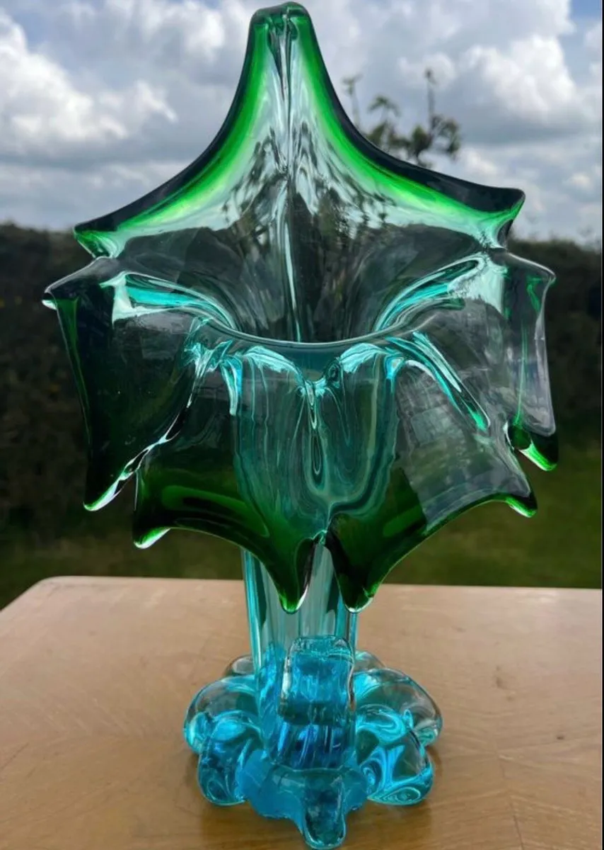 Vintage Italian Hand Blown Glass Art - Image 2