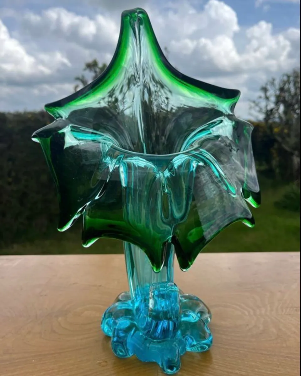 Vintage Italian Hand Blown Glass Art - Image 3