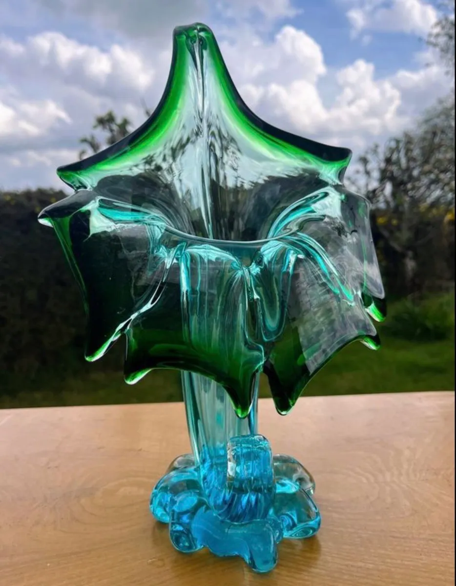 Vintage Italian Hand Blown Glass Art - Image 4
