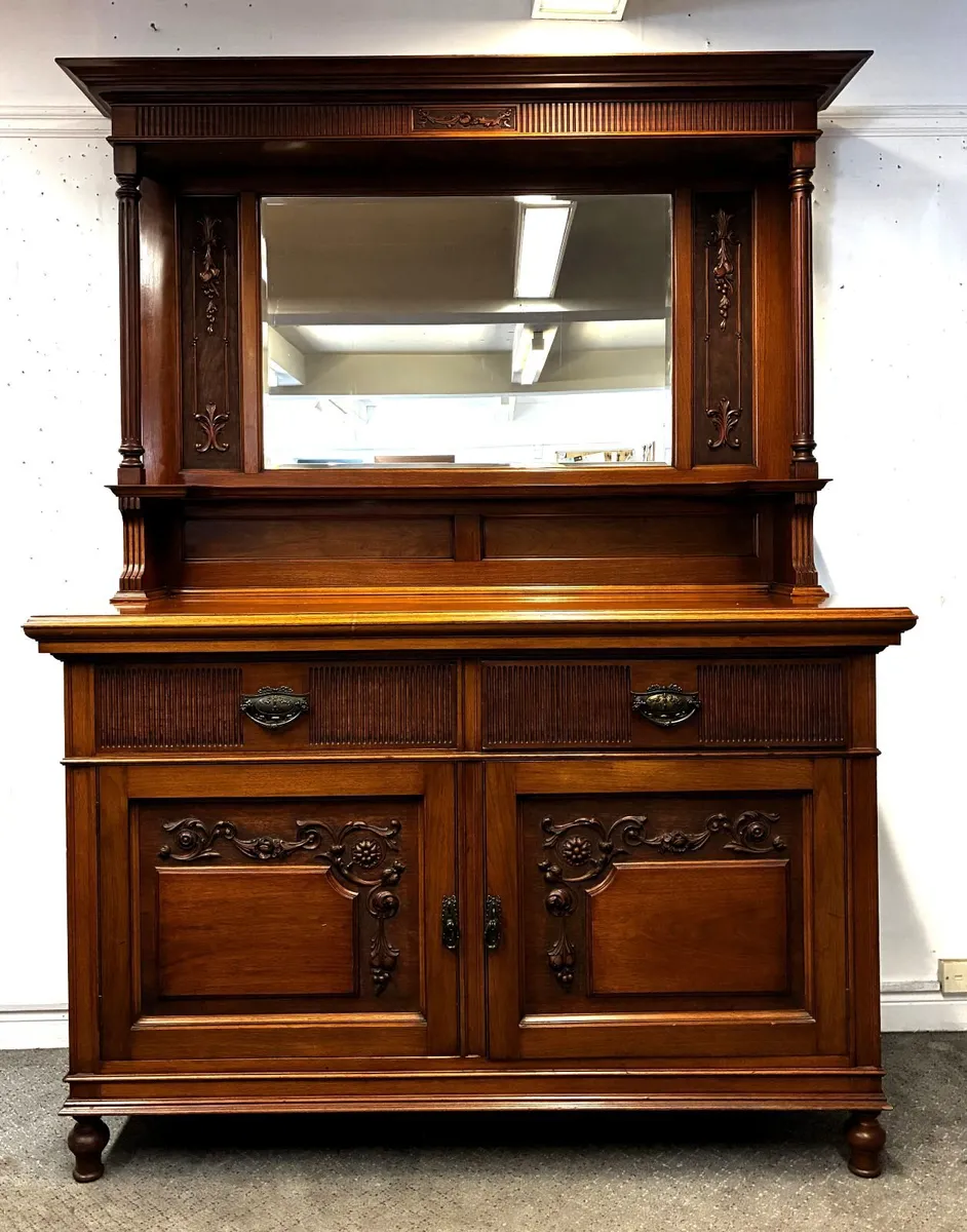 Edwardian Mirrorback Sideboard - Image 1