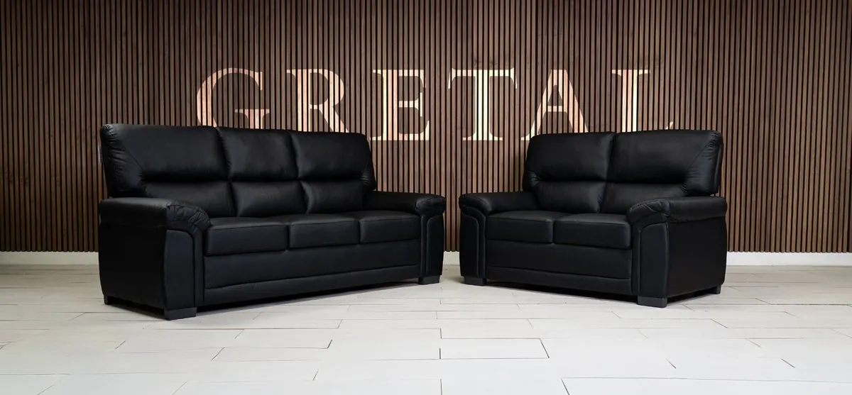Brand new leather sofas