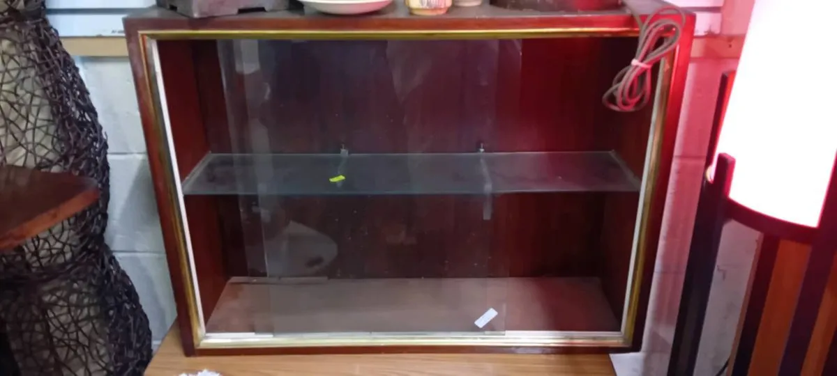 Vintage Glass Display Cabinet - Image 1