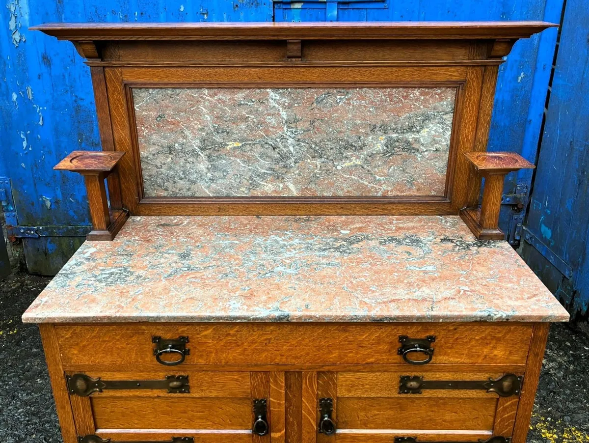 Arts & Crafts Washstand - Image 4