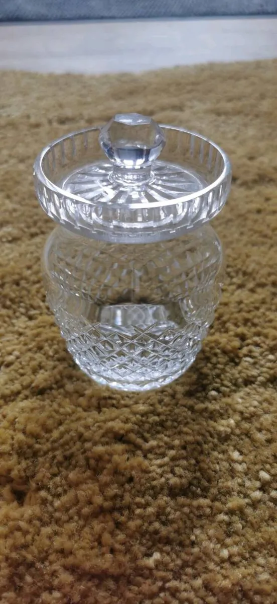 Waterford crystal honey pot - Image 1