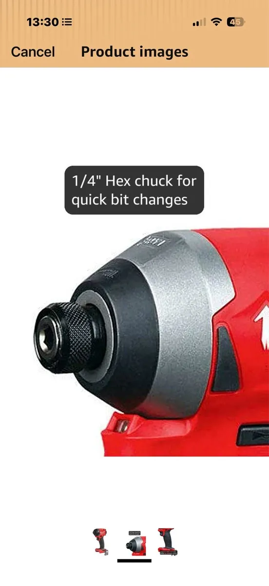 Milwaukee impact drill m18 18v - Image 1