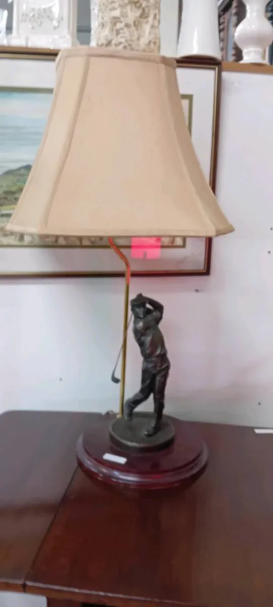 Golf Themed Table Lamp
