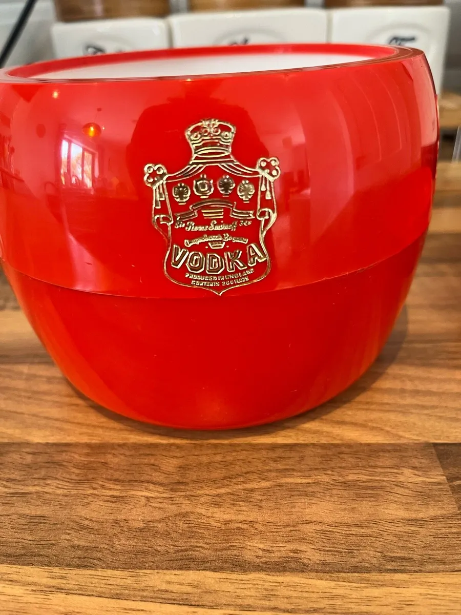 Vintage Smirnoff Bar Ice Tub Stamped - Image 4