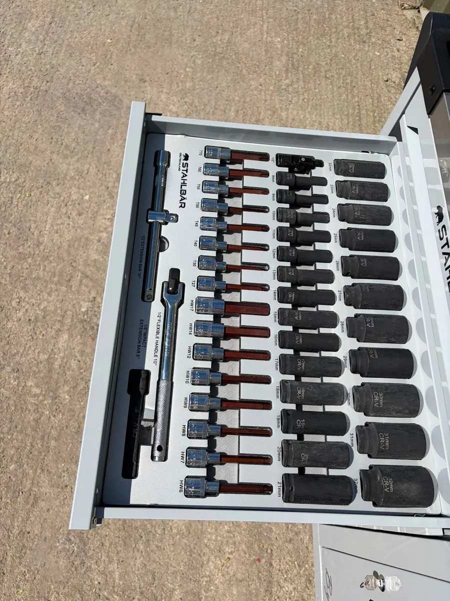 BRAND NEW 41” 7 DRAWER + SIDE CABINET TOOL CHEST - Image 3