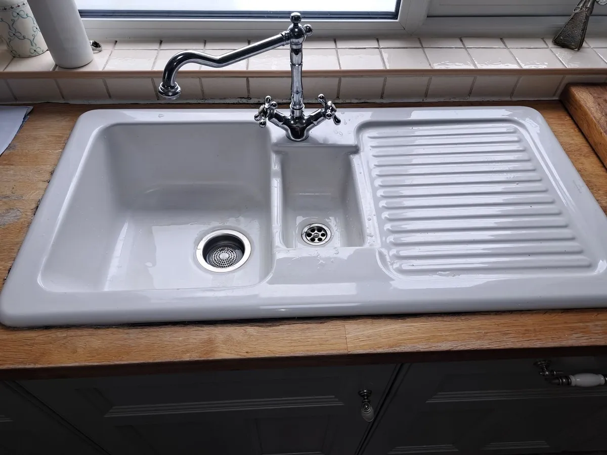 Kitchen sink and taps