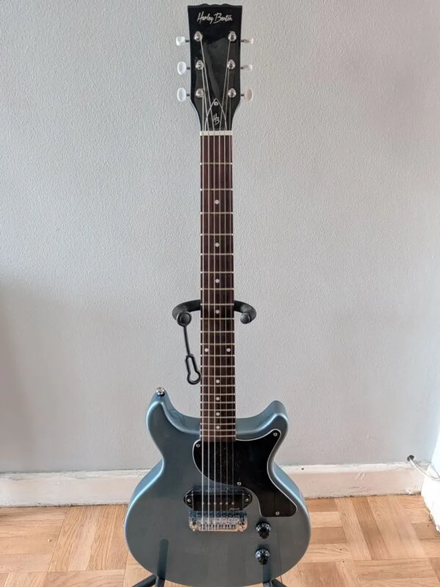 Harley Benton DC Junior Pelham Blue - Image 1
