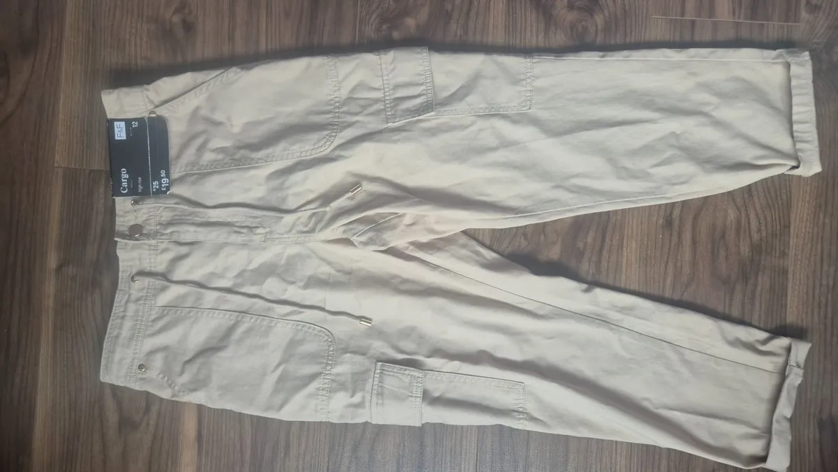 Brand new Beige  Size 12 Cargo Pants - Image 2