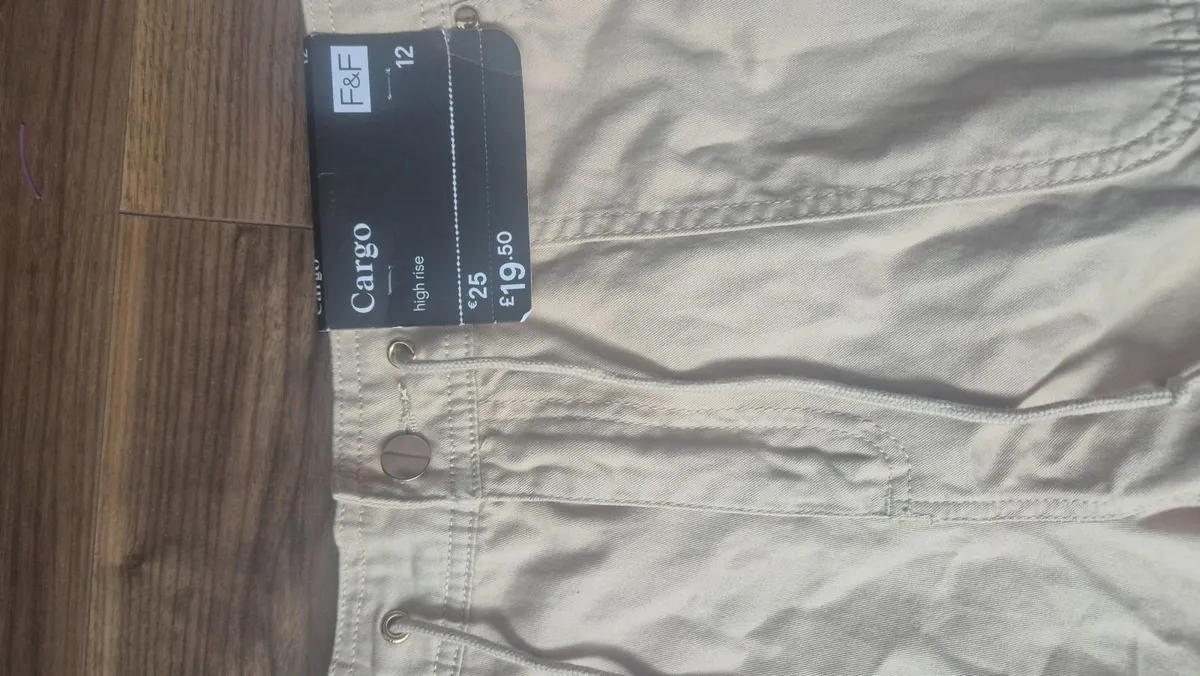 Brand new Beige  Size 12 Cargo Pants - Image 4