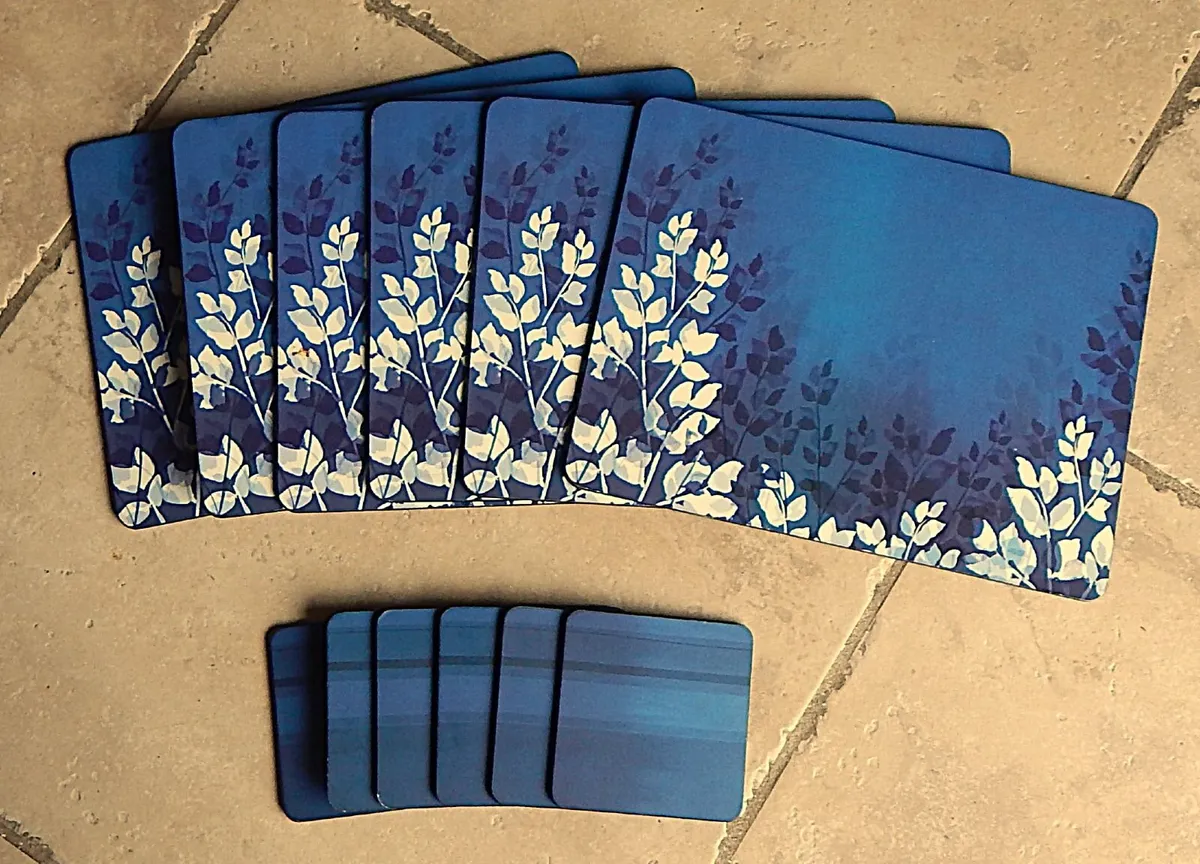 Collection of 6 Denby Placemats and Coasters - Image 4