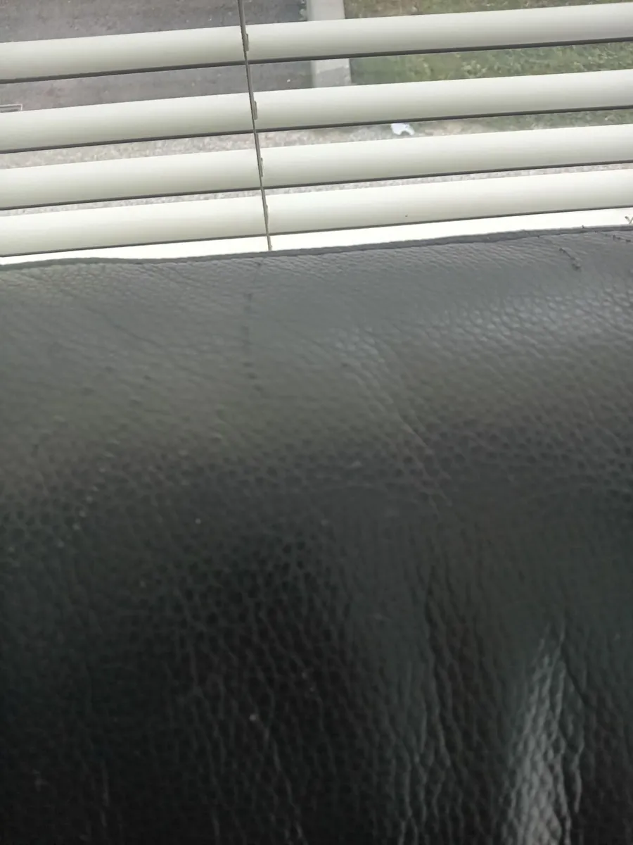 Black recliner couches 2 two seaters - Image 3