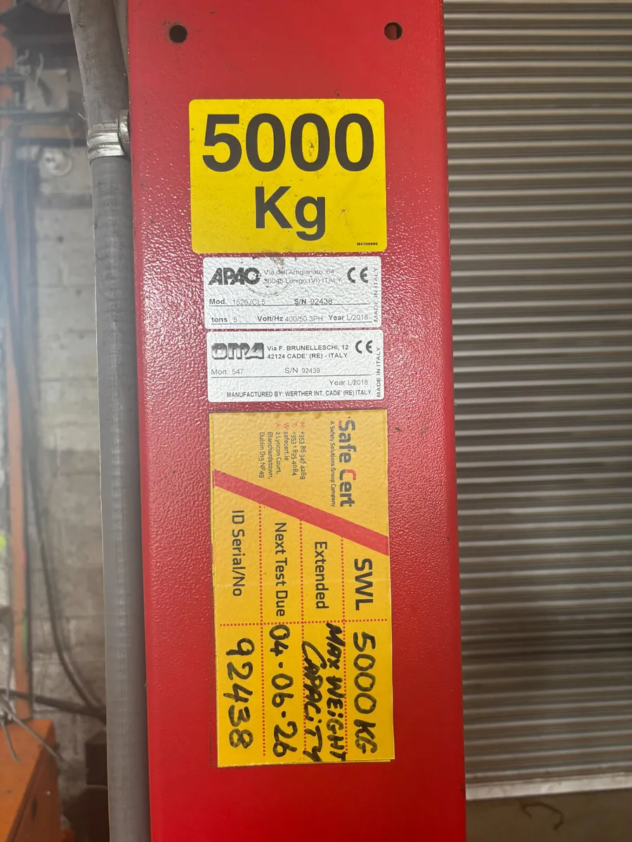 4 POSTER 5T APAO HOIST - Image 4