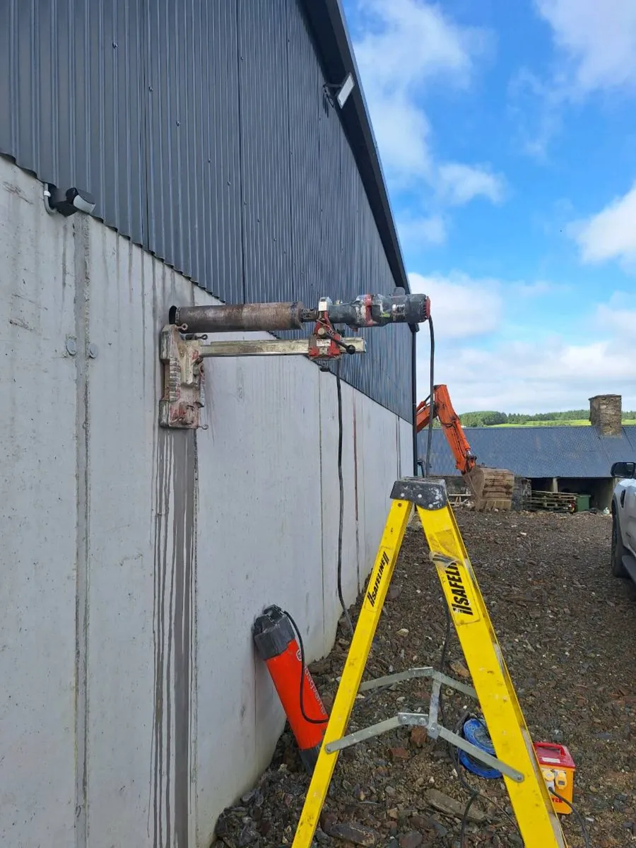 Concrete coring and wall chasing