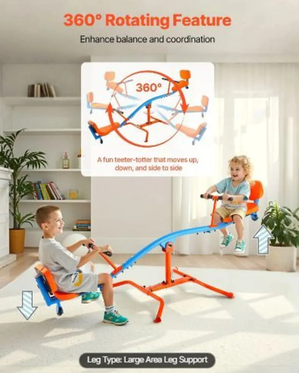 Kids Seesaw, 136 kg Load Capacity - Image 2