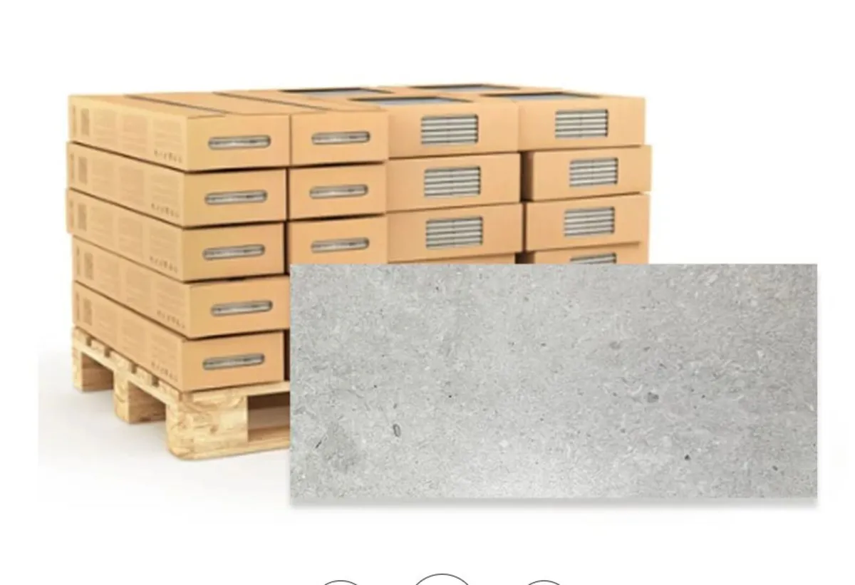 Stone Light Grey 30 x 60 Matt - 86.4sqm Pallet - Image 1
