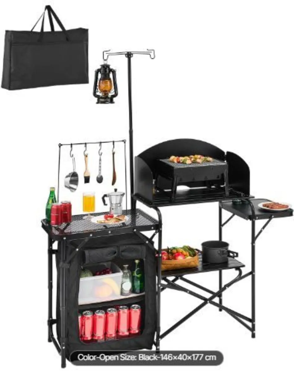 Camping Kitchen Table, Outdoor Camp - Image 4
