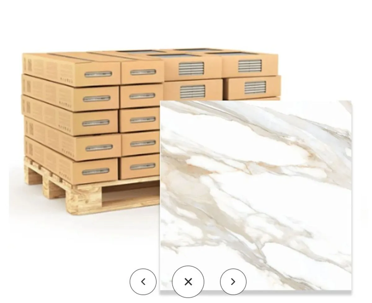 Greylac Gold Polished 60 x 60 Rectified Porcelain - Image 1