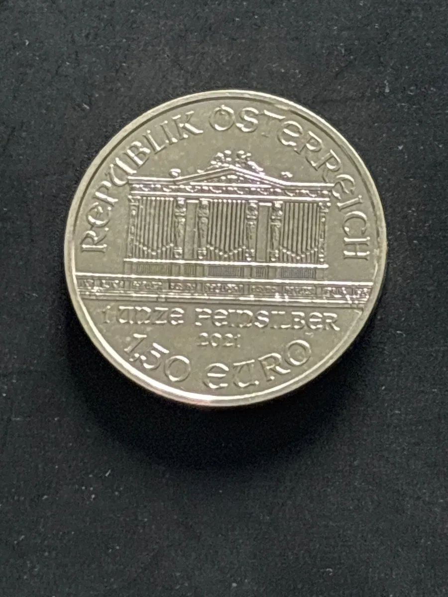 Silver coin - Image 1