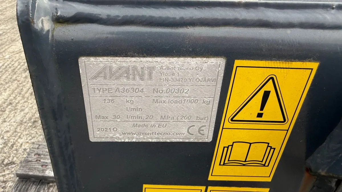 Avant Grapple bucket 900 mm - Unused - Image 2