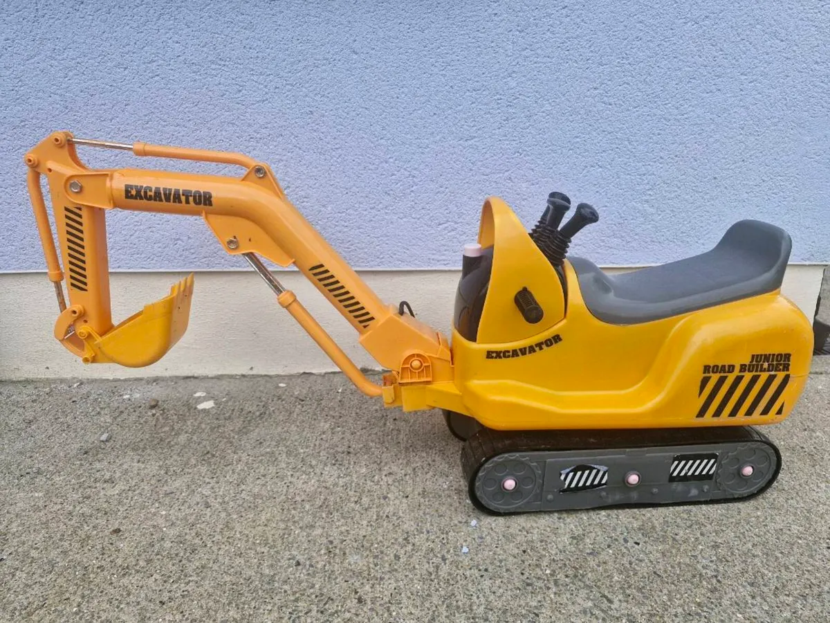 Ride on kids excavator
