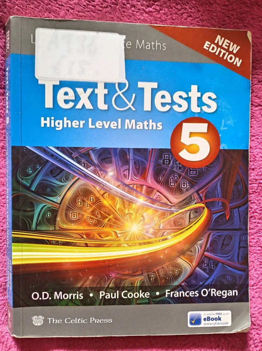 Maths - Text & Tests 4 & 5 - HL - Leaving Cert - Image 3