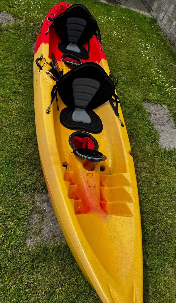 2 Person Sit on Kayak with Paddles and Accessories - Image 2