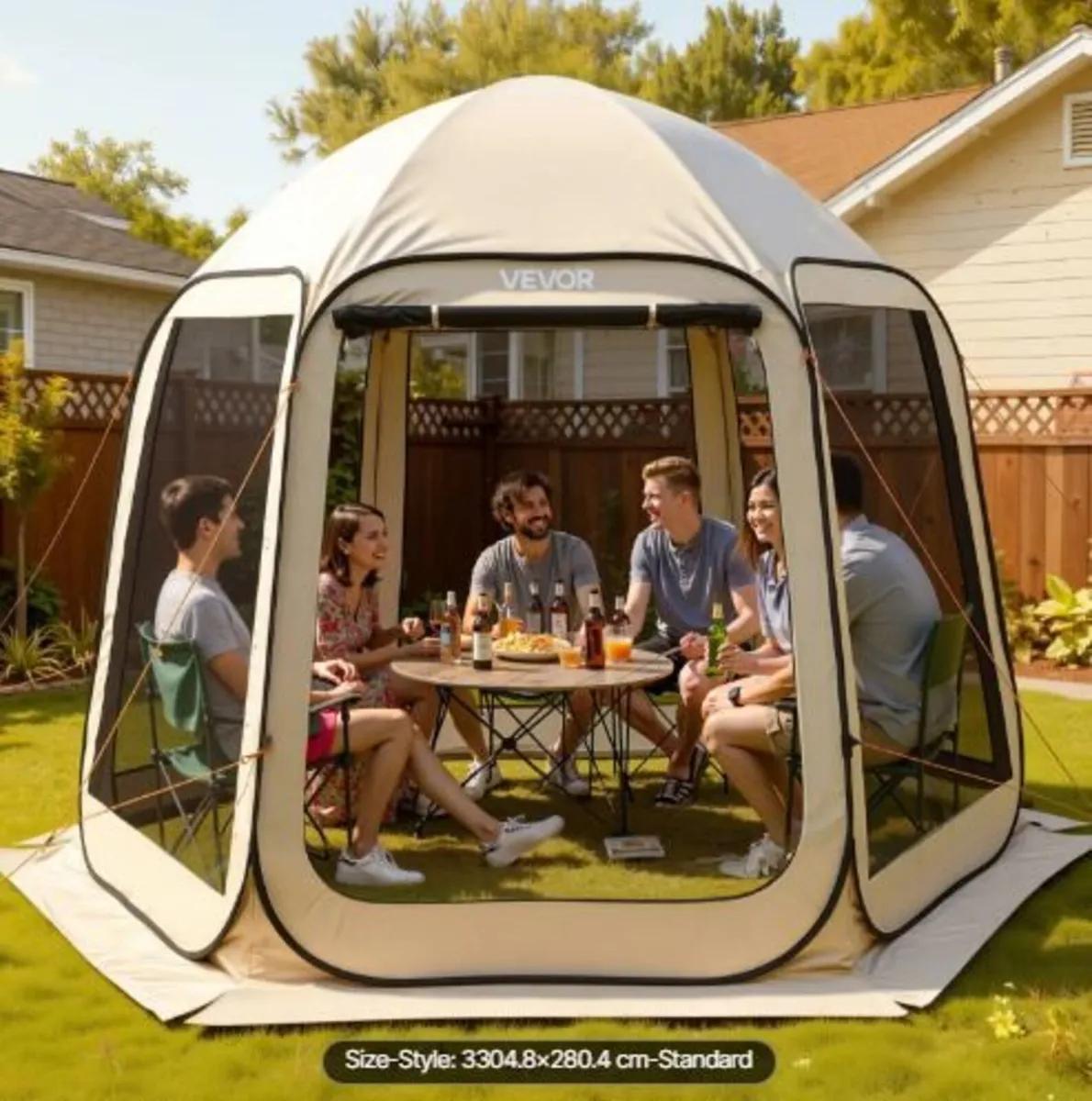 Screen House Tent, 3030 x 2650 x 2300 mm - Image 2