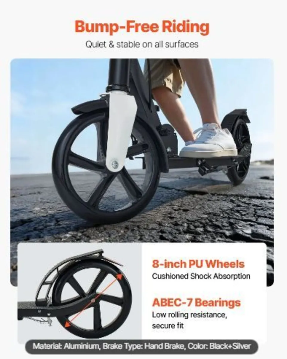 Kick Scooter for Kids Ages 8+, Teens & Adults - Image 2
