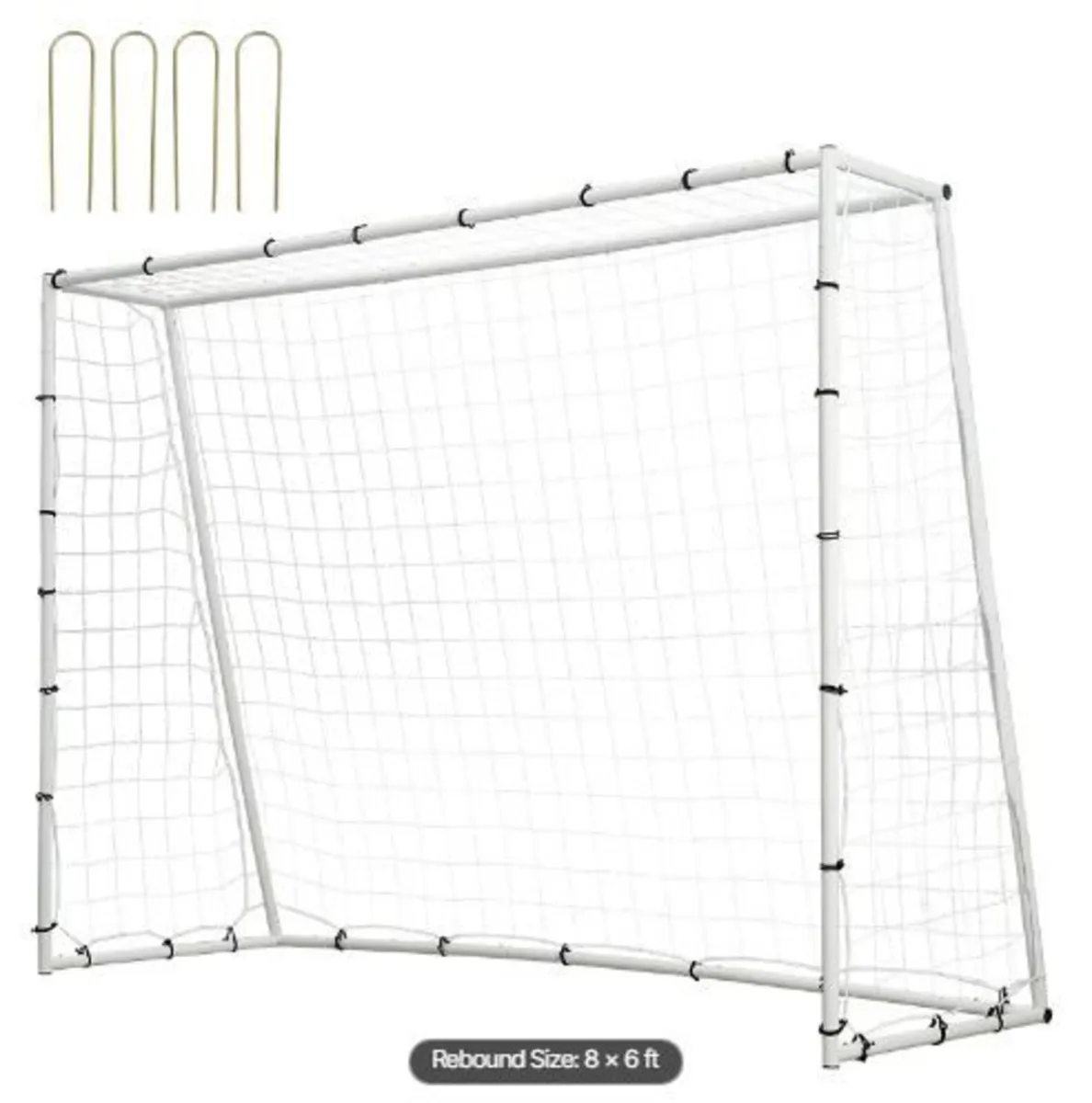 Soccer Rebound Trainer, 8x6FT Iron - Image 2