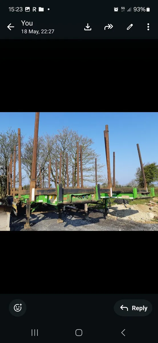 Timber skelley trailer - Image 1