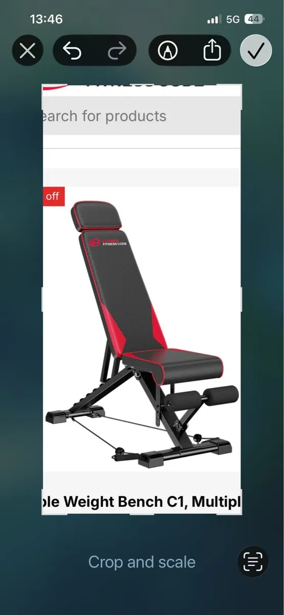 Weights & Foldable Weight Bench - Image 2