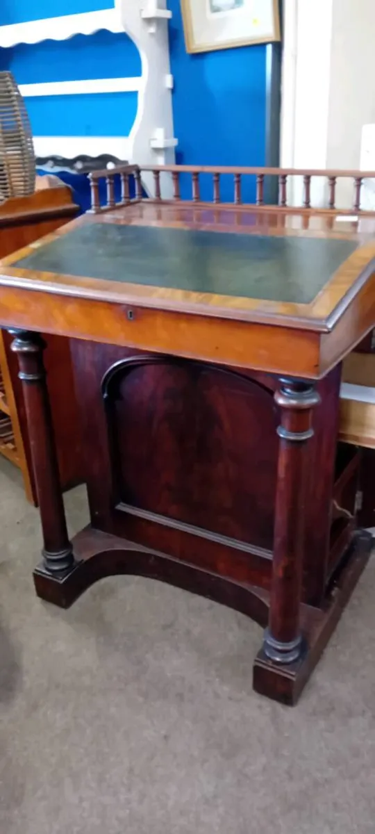 Victorian Clerks Davenport Desk - Image 4