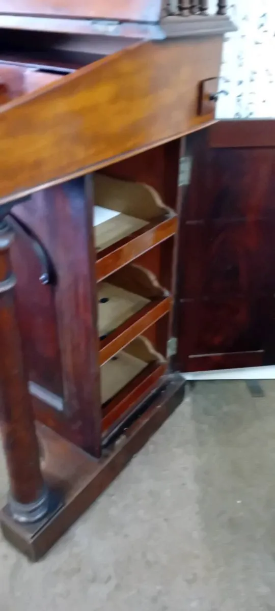 Victorian Clerks Davenport Desk - Image 2