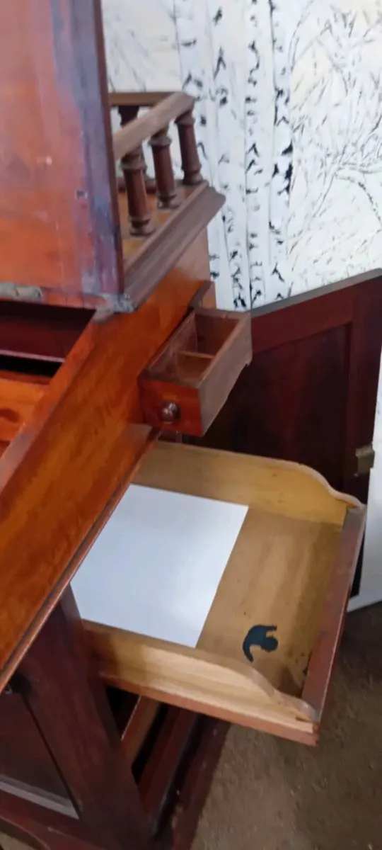 Victorian Clerks Davenport Desk - Image 3