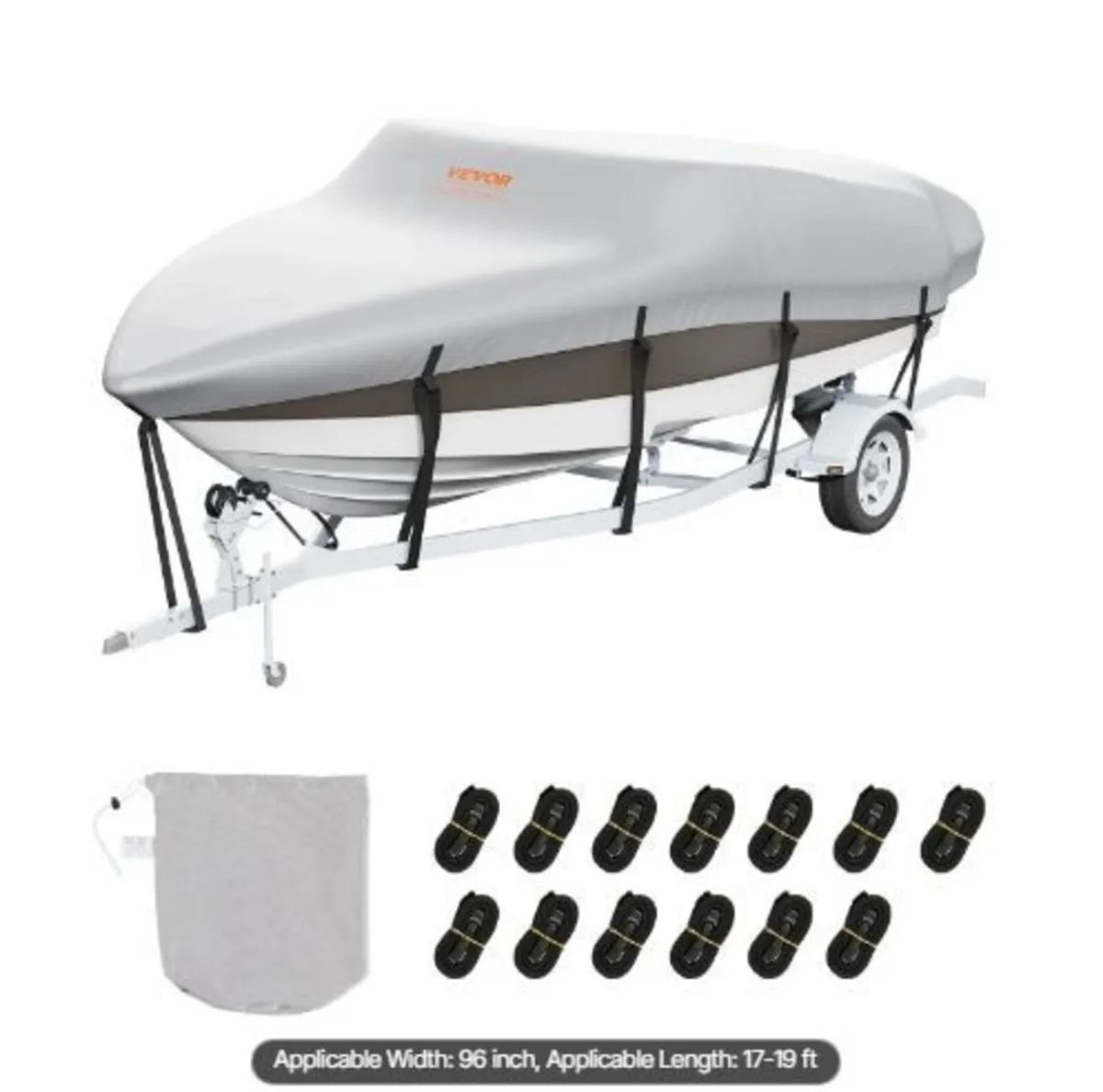 Boat Cover, 5180-5790 mm Trailerable Waterproof - Image 4