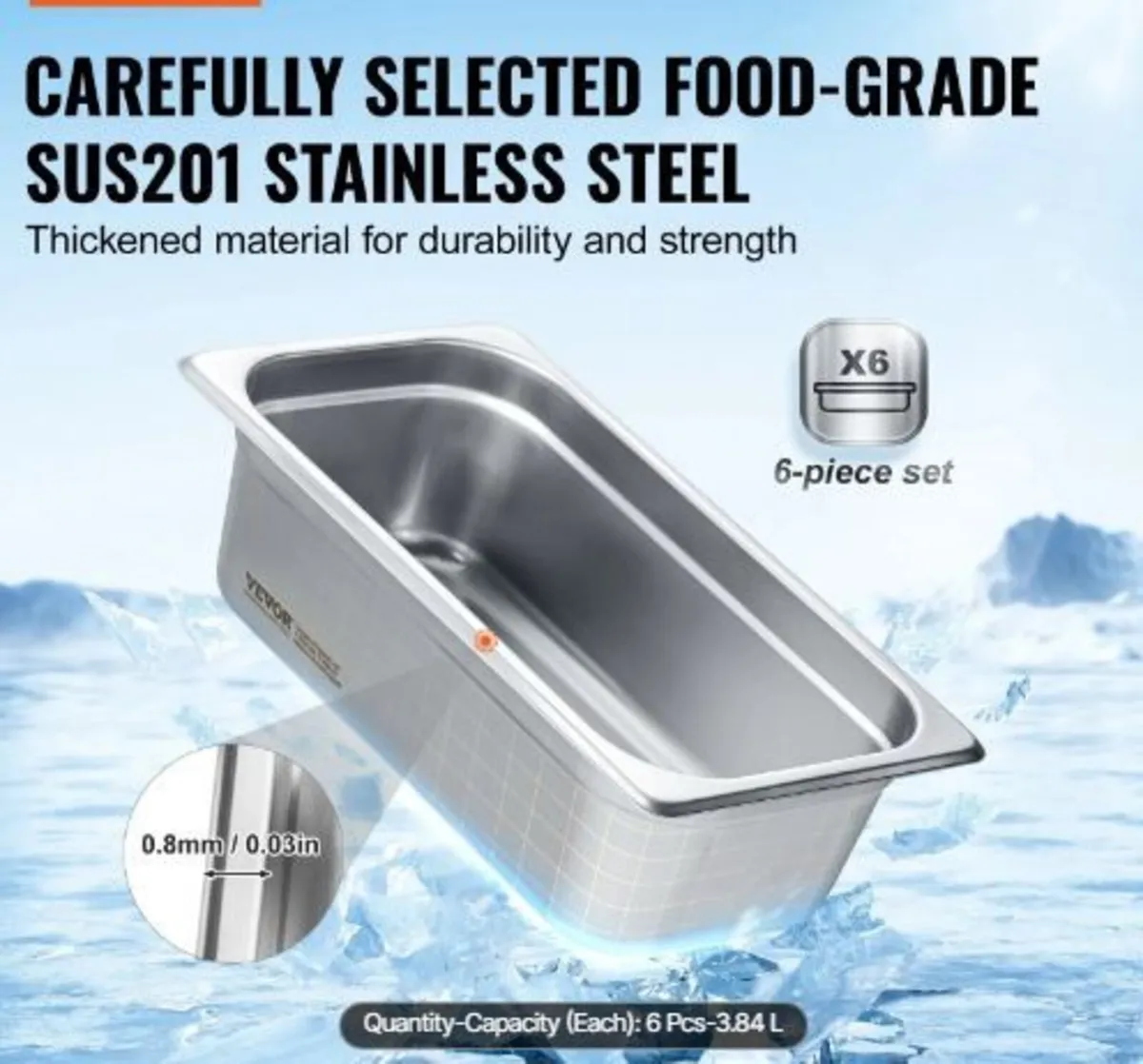 6 Pack Hotel Pans - Image 2