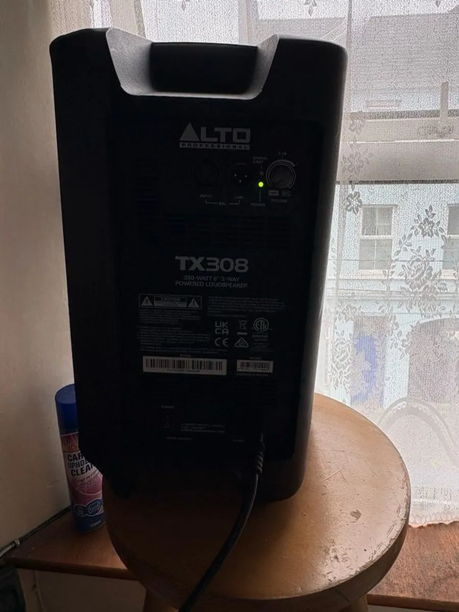 Alto TX 308 8" 350watt Active Speakers x3 - Image 3