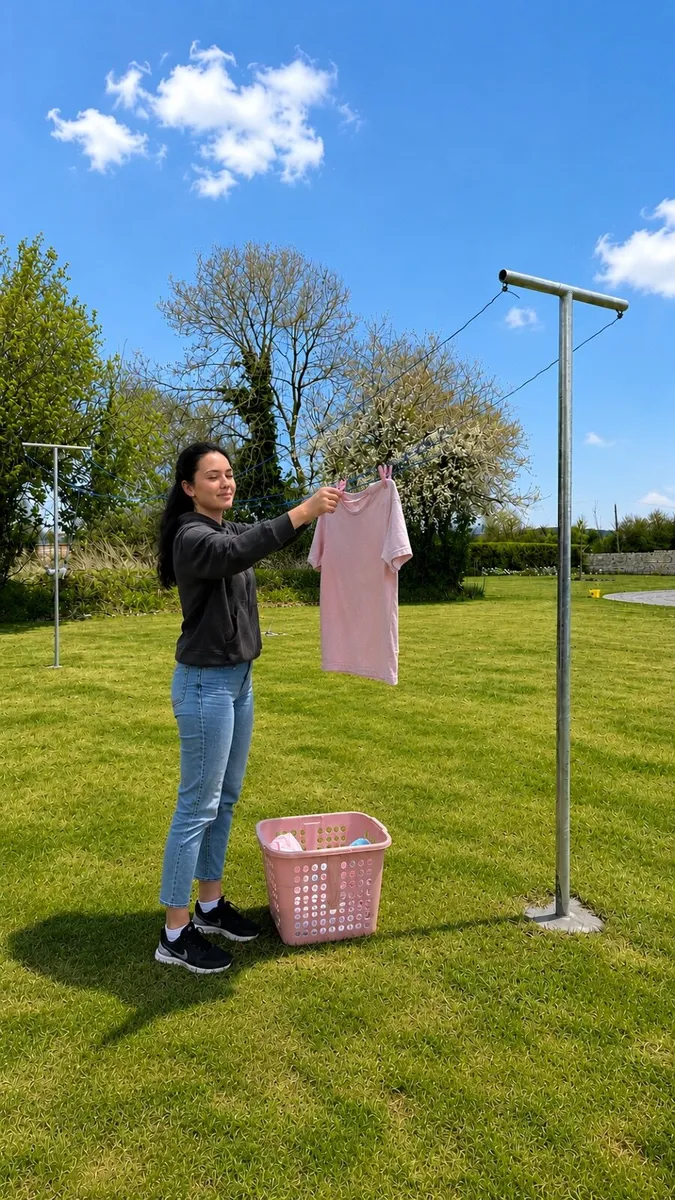 Premium Clothes Line Poles & Canopy Lines - Image 1