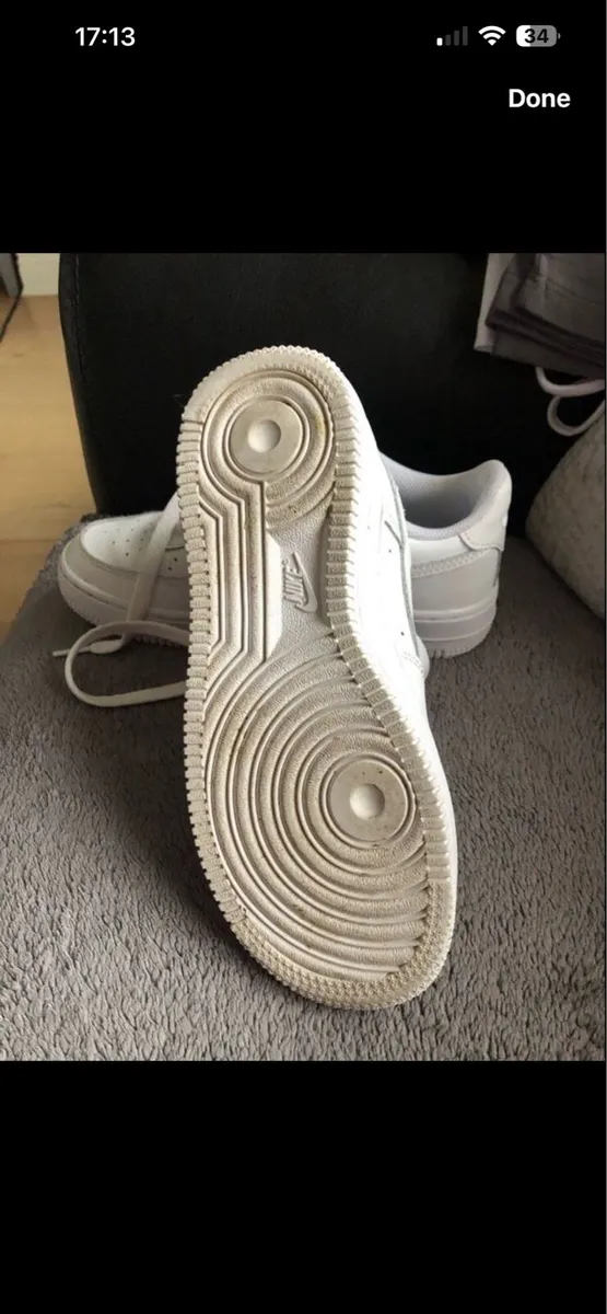 Boys / Girls  Airforce trainers size 3 €20 - Image 3