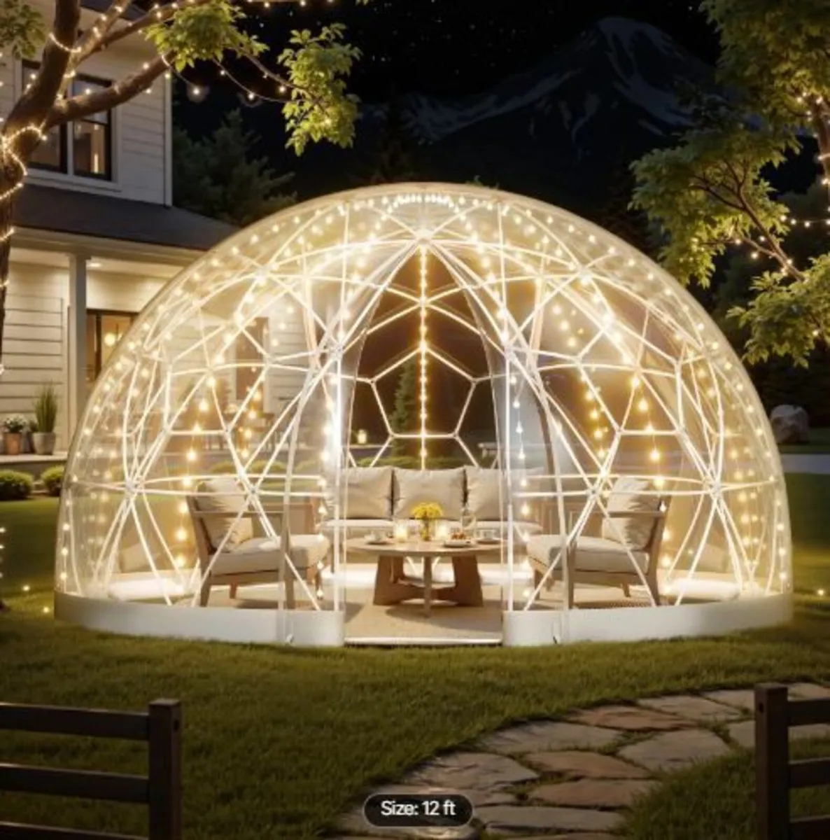 Garden Dome Igloo, 3.6 x 2.2 m Outdoor - Image 4